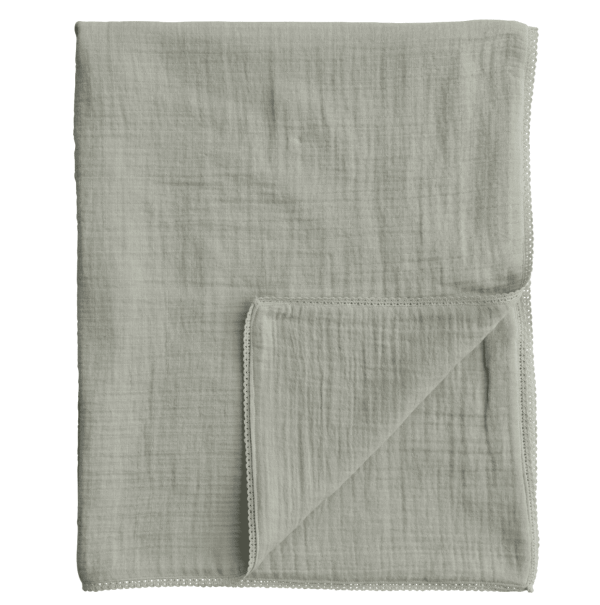 Double Cloth Baby Blanket, Sage Green